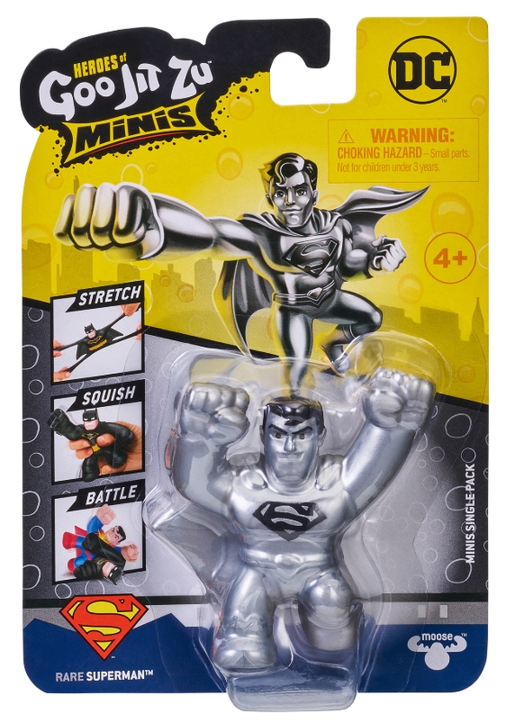 Figurina Goo Jit Zu Minis Silver Superman