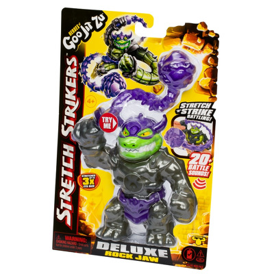 Figurina Goo Jit Zu Stretch Strikers Pachet Erou Deluxe Rockjaw