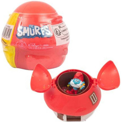 Figurina si Casuta rosie Ciuperca Strumfii