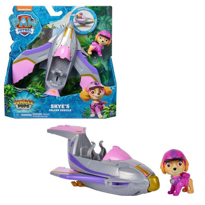 Figurina si Vehicul Paw Patrol Jungle Skye s Falcon