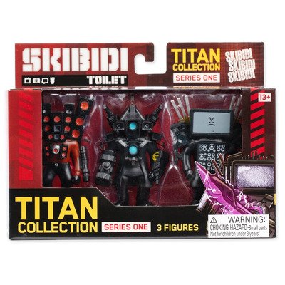 Figurina Skibidi Toilet S1 Set Titan 3 bucati