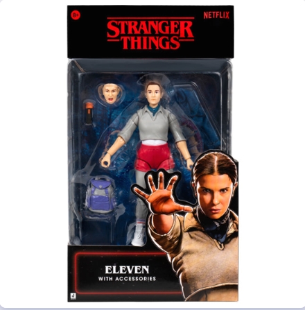 Figurina strangers things eleven articulata cu accesorii