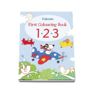 First colouring book 123