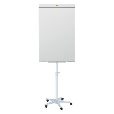 Flipchart mobil NOBO Impression Pro, otel lacuit, magnetic, include marker si tavita, alb