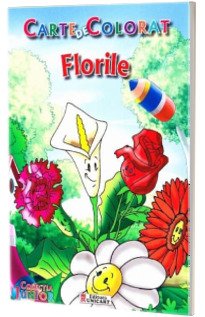 Florile. Carte de colorat