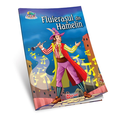 Fluierasul din Hamelin. Carte de colorat si poveste (Colectia Creionul fermecat)