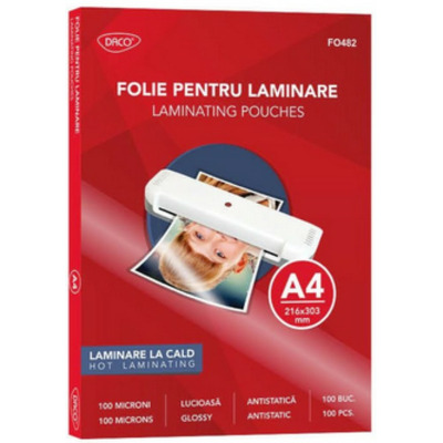 Folie laminare A4 100 microni 100/top