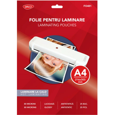 Folie laminare A4 80 microni 25/top