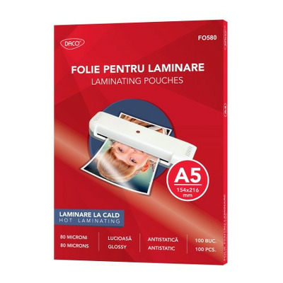 Folie laminare A5 80 microni 100/top, FO580