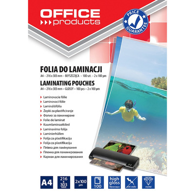 Folie pentru laminare,  A4 100 microni 100buc/top Office Products