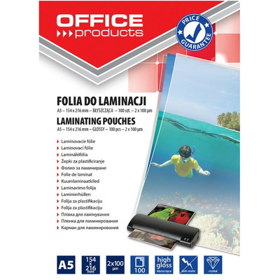 Folie pentru laminare,   A5 100 microni 100buc/top Office Products