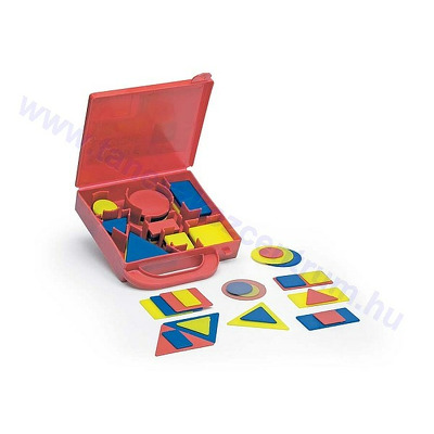 Forme geometrice plane din plastic set 48 piese