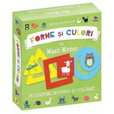 Forme si culori. Joc Maxi-Memo, puzzle
