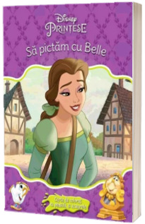 Frumoasa si bestia. Sa pictam cu Belle. Carte cu pensula si 10 acuarele