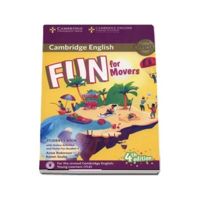 Fun for Movers Students Book with Online Activites and Home Fun Booklet 4 (4th edition)