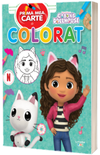 Gabbys Dollhouse. Prima mea carte de colorat