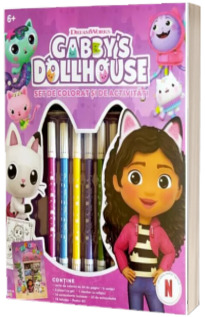 Gabbys Dollhouse. Set de colorat si de activitati