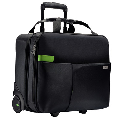 Geanta LEITZ Complete Smart Traveller, cu 2 rotile - negru, pentru laptop de 15.6 inch