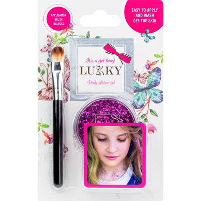 Gel body glitter pentru copii Mov