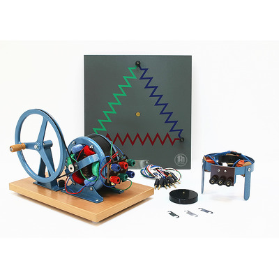 Generator trifazat - dispozitiv demonstrativ pentru experimente de fizica