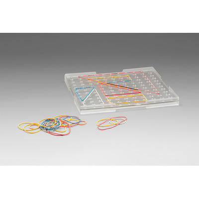 Geoboard - joc creativ cu elastice pentru invatarea geometriei
