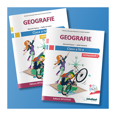 Geografie manual pentru clasa a IV-a, semestrul I si semestrul al II-lea (Contine editia digitala) - Stefan Pacearca