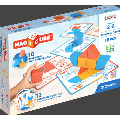 Geomag Magicube Blocuri Carduri 16 Piese Geomag307