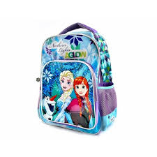 Ghiozdan Frozen pentru scoala, 3 compartimente si 2 buzunare laterale, Disney