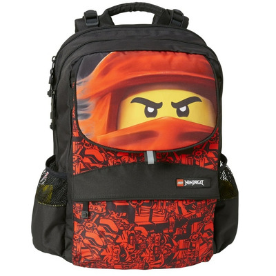 Ghiozdan scoala Hansen LEGO Core Line - design Ninjago Red