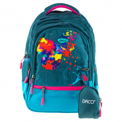 Ghiozdan scolari cu borseta, GH323 Daco 38 CM