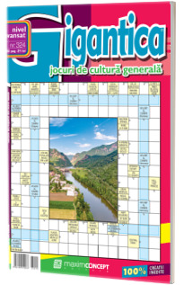 Gigantica numarul 324. Jocuri de cultura generala. Revista de integrame nivel avansat