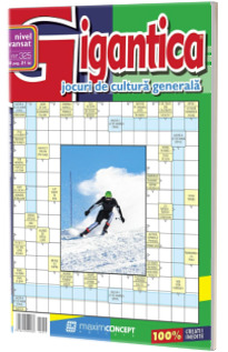 Gigantica numarul 325. Jocuri de cultura generala. Revista de integrame nivel avansat