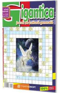 Gigantica numarul 326. Jocuri de cultura generala. Revista de integrame nivel avansat