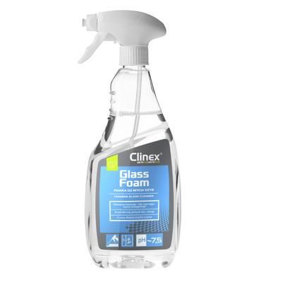 Glass Foam, 650 ml, cu pulverizator, spuma pentru curatare geamuri