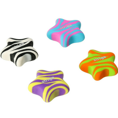 Guma de sters Strigo bicolora, forma stea, 4 culori