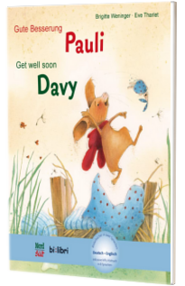 Gute Besserung Pauli, Deutsch-Englisch. Get well soon Davy