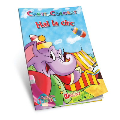 Hai la circ. Carte de colorat