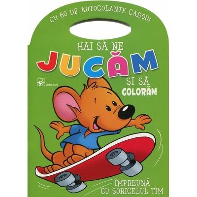 Hai sa ne jucam si sa coloram impreuna cu soricelul Tim