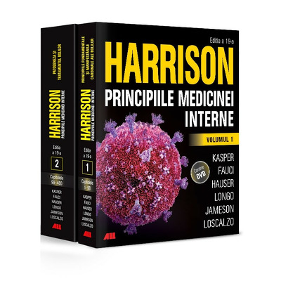 Harrison- editia a 19-a. Principiile medicinei interne. Volumul 1 + 2 (cu DVD)