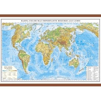 Harta celor mai importante resurse ale lumii