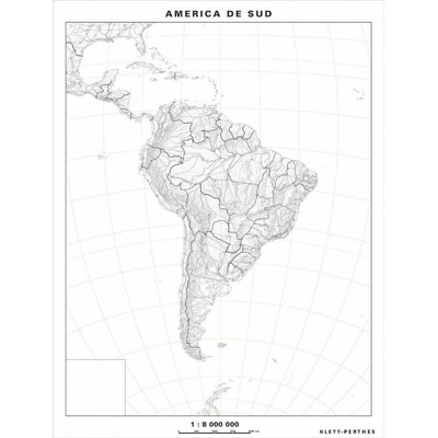 Harta de lucru. America de Sud