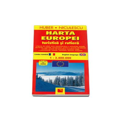 Harta Europei - Turistica si rutiera