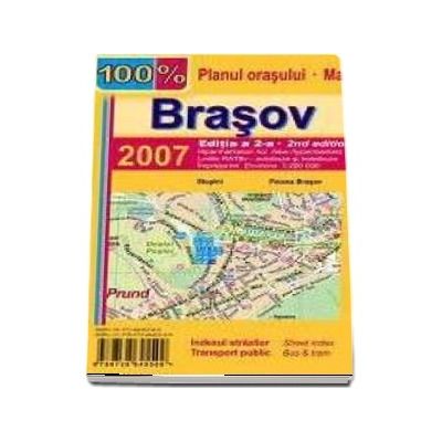 Harta pliata Brasov