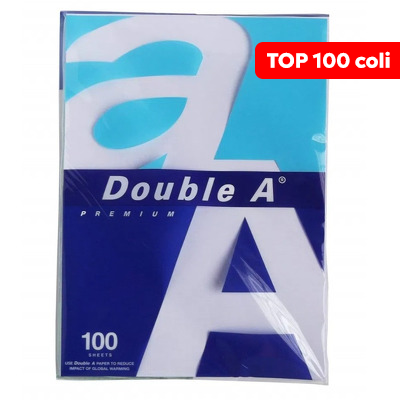 Hartie alba pentru copiator A4, 80g/mp, 100coli/top, clasa A, Double A
