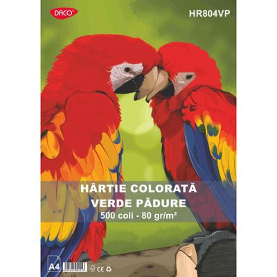 Hartie colorata HR804VP 80G/MP A4 500C verde padure