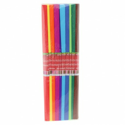 Hartie creponata asortata - set de 10 role, Daco
