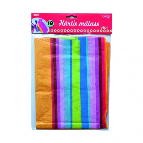 Hartie matase 10 culori vii, Daco