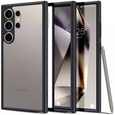 Husa Spigen Ultra Hybrid pentru Samsung Galaxy S24 Ultra, Matte Black