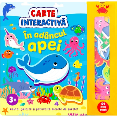In adancul apei. Carte interactiva cu piese puzzle