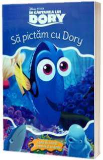 In cautarea lui Dory. Sa pictam cu Dory. Carte de colorat cu pensula si acuarele